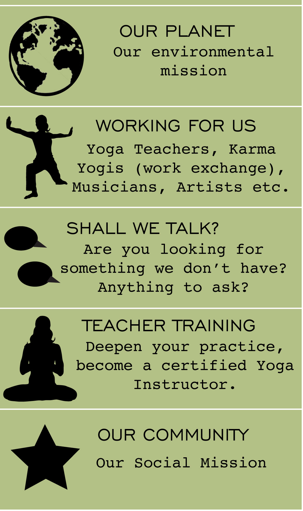 ourplanet, shall we talk, working for revolution yoga, teacher training, our social mission